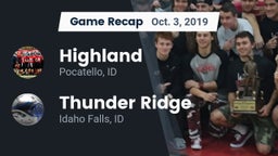 Recap: Highland  vs. Thunder Ridge  2019