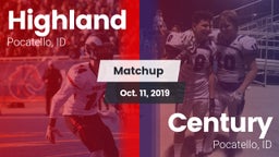 Matchup: Highland vs. Century  2019