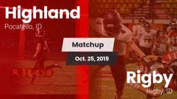 Matchup: Highland vs. Rigby  2019