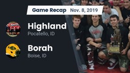 Recap: Highland  vs. Borah  2019