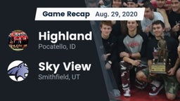Recap: Highland  vs. Sky View  2020