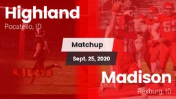 Matchup: Highland vs. Madison  2020