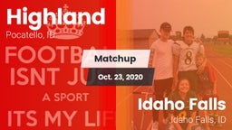 Matchup: Highland vs. Idaho Falls  2020