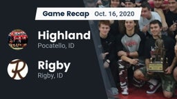 Recap: Highland  vs. Rigby  2020
