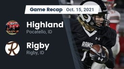 Recap: Highland  vs. Rigby  2021