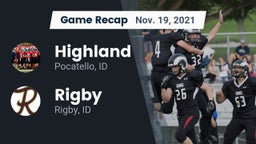 Recap: Highland  vs. Rigby  2021