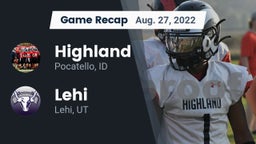Recap: Highland  vs. Lehi  2022