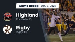 Recap: Highland  vs. Rigby  2022