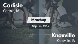 Matchup: Carlisle vs. Knoxville  2016