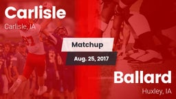 Matchup: Carlisle vs. Ballard  2017