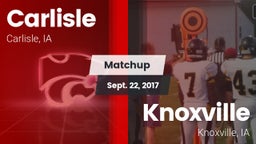 Matchup: Carlisle vs. Knoxville  2017