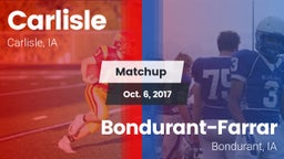 Matchup: Carlisle vs. Bondurant-Farrar  2017