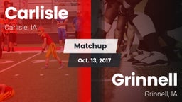 Matchup: Carlisle vs. Grinnell  2017