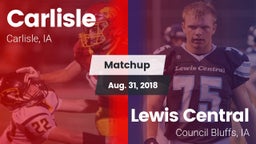 Matchup: Carlisle vs. Lewis Central  2018