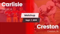 Matchup: Carlisle vs. Creston  2018