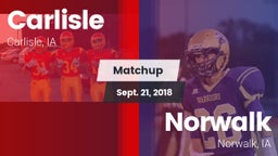 Matchup: Carlisle vs. Norwalk  2018