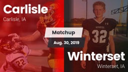 Matchup: Carlisle vs. Winterset  2019