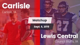 Matchup: Carlisle vs. Lewis Central  2019