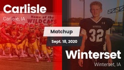 Matchup: Carlisle vs. Winterset  2020