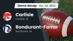 Recap: Carlisle  vs. Bondurant-Farrar  2023