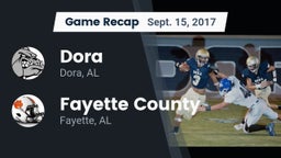 Recap: Dora  vs. Fayette County  2017