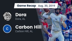 Recap: Dora  vs. Carbon Hill  2019