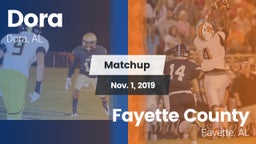 Matchup: Dora vs. Fayette County  2019