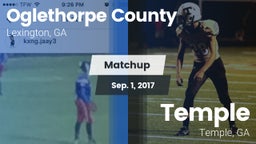 Matchup: Oglethorpe County vs. Temple  2017