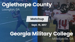 Matchup: Oglethorpe County vs. Georgia Military College  2017