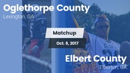 Matchup: Oglethorpe County vs. Elbert County  2017