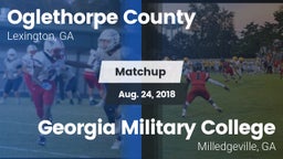 Matchup: Oglethorpe County vs. Georgia Military College  2018