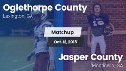 Matchup: Oglethorpe County vs. Jasper County  2018