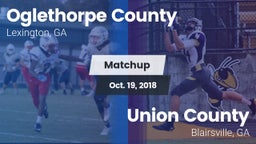 Matchup: Oglethorpe County vs. Union County  2018