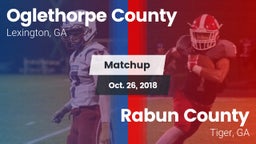 Matchup: Oglethorpe County vs. Rabun County  2018