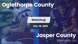 Matchup: Oglethorpe County vs. Jasper County  2019