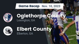 Recap: Oglethorpe County  vs. Elbert County  2023