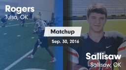 Matchup: Rogers  vs. Sallisaw  2016