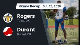 Recap: Rogers  vs. Durant  2020