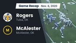 Recap: Rogers  vs. McAlester  2020