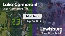 Matchup: Lake Cormorant vs. Lewisburg  2016