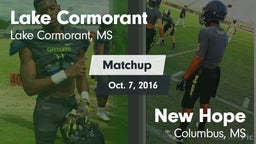 Matchup: Lake Cormorant vs. New Hope  2016