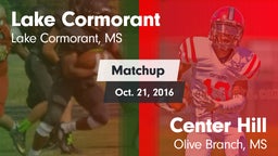 Matchup: Lake Cormorant vs. Center Hill  2016