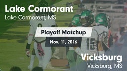 Matchup: Lake Cormorant vs. Vicksburg  2016