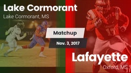 Matchup: Lake Cormorant vs. Lafayette  2017
