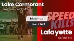Matchup: Lake Cormorant vs. Lafayette  2018