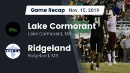 Recap: Lake Cormorant  vs. Ridgeland  2019