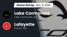 Recap: Lake Cormorant  vs. Lafayette  2020