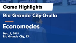 Rio Grande City-Grulla  vs Economedes  Game Highlights - Dec. 6, 2019