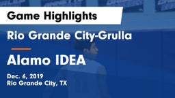 Rio Grande City-Grulla  vs Alamo IDEA Game Highlights - Dec. 6, 2019
