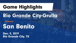 Rio Grande City-Grulla  vs San Benito  Game Highlights - Dec. 5, 2019